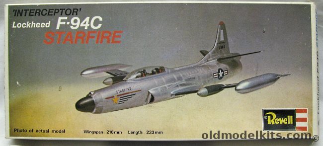 Revell 1/56 Lockheed F-94C Starfire - Germany Issue, H123 plastic model kit